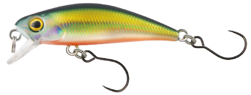 example of a hardbait with barbless single hooks